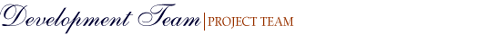 Development Team | Project Team